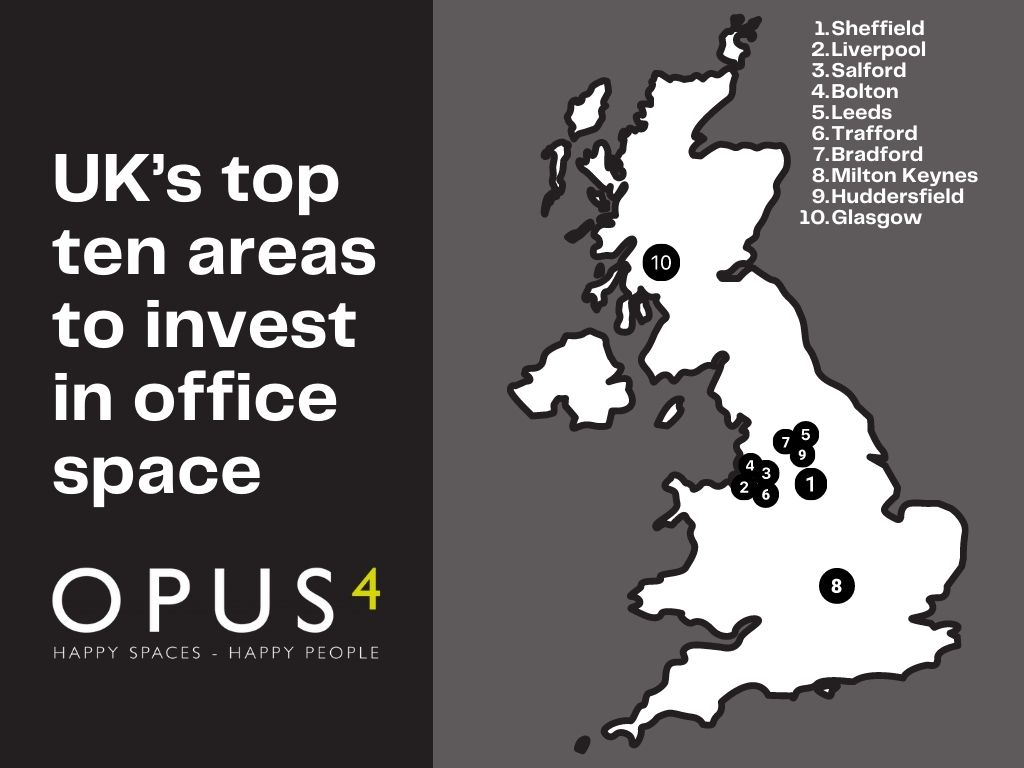 The UK’s top ten areas to invest in office space