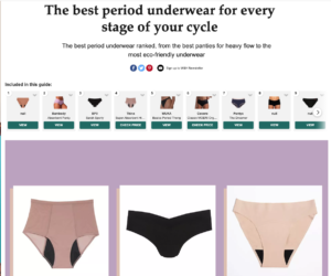 best period underwear for every stage of your cycle